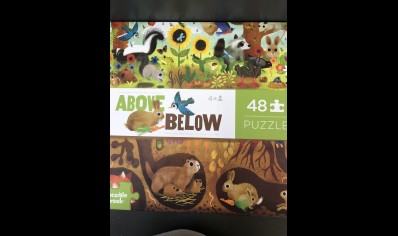 Puzzle:  Above & Below- Backyard Discovery- 48 piece Puzzle