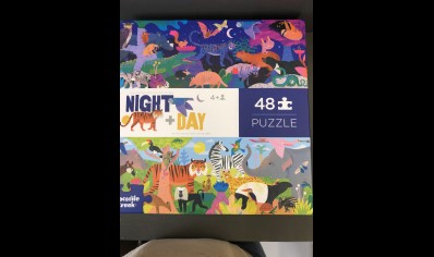 Puzzle:  Opposites - Night and Day - 48 piece Puzzle