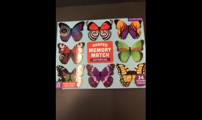 Puzzle: Shaped Memory Match- Butterflies Puzzle