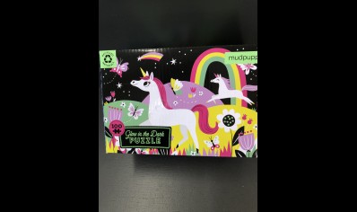 Puzzle: Glow in the Dark- Unicorn Puzzle - 100 pieces