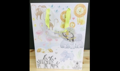 Gift Bag: Baby Jungle Large Gift Bag- 20% Off was £3.25