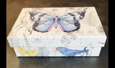 Gift Box -Size 1- Bird & Butterfly - 20% Off was £ 2.95