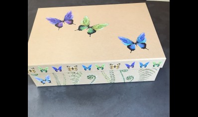 Gift Box- Size 7- Blue, Green & Purple - 20% Off was £8.95