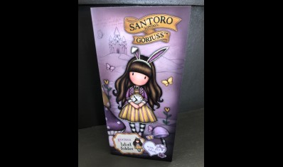 Santoro: Gorjuss - Label Folder- Just One Second-20% Off Was £6.75