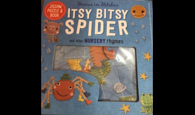 Children's: Itsy Bitsy Spider- Jigsaw Puzzle Book