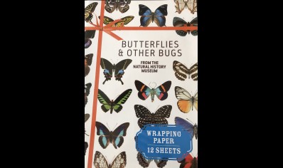 Gift Wrap- Butterflies & Other Bugs - 12 Sheets