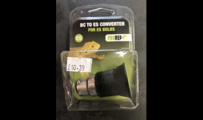 BC to ES Converter for ES Bulbs