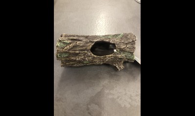 Dark Wood Log Hide